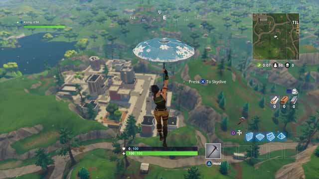 محیط بازی بازی فورتنایت Fortnite