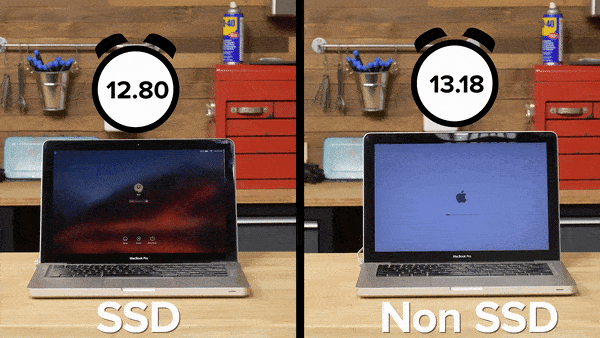 مقایسه سرعت بین SSD و هارد دیسک