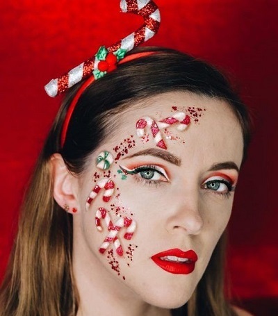 25 مدل آرایش کریسمس 2020 به همراه میکاپ های زیبای چشم