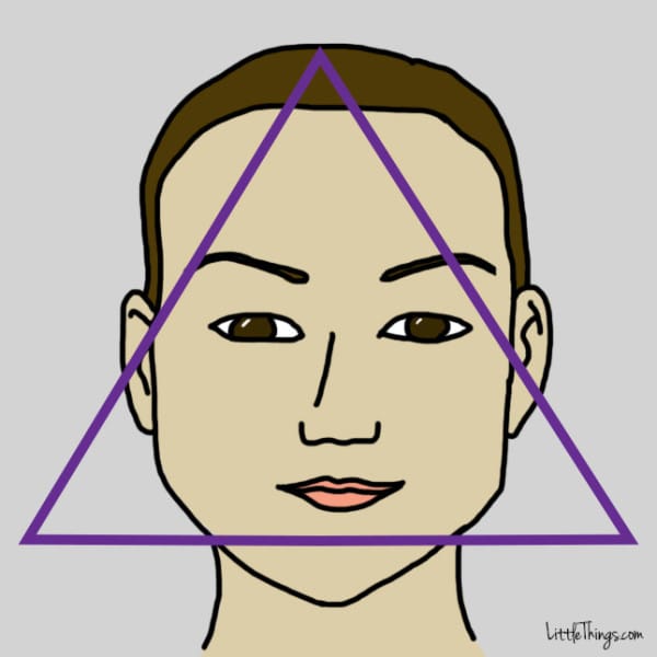 فرم صورت مثلث