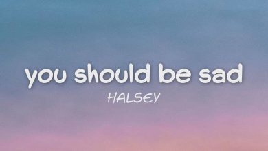 متن و ترجمه آهنگ You should be sad از Halsey