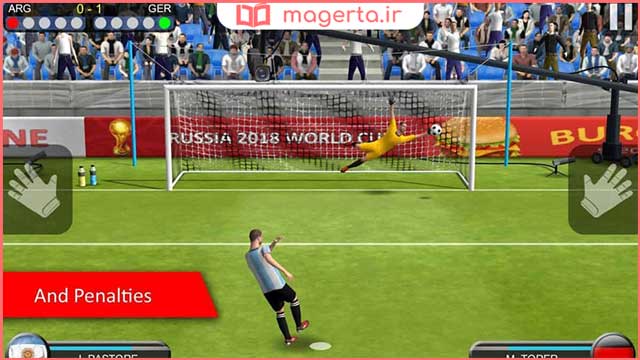 بازی فوتبال Mobile Kick