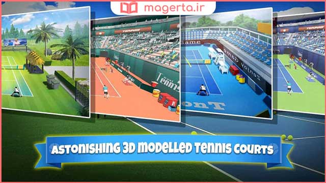 بازی تنیس Tennis Clash: 3D Free Multiplayer Sports Games