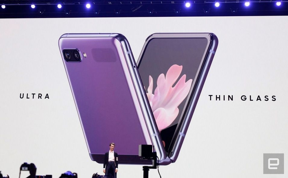 مراسم رونمایی Samsung Galaxy Z Flip