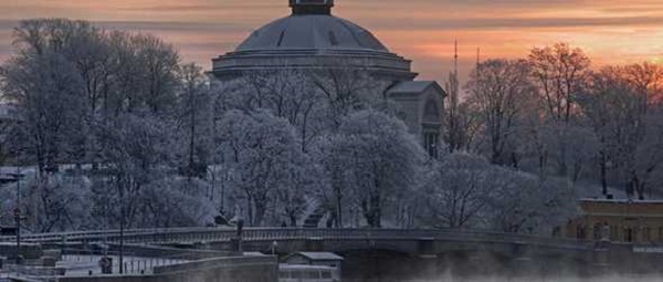 تصویری زمستانی از سوئد