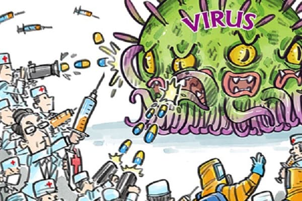 عکس و کاریکاتور از کرونا ویروس