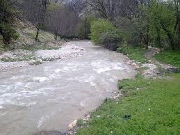 رودخانه گوجلی چای در روستای کلی