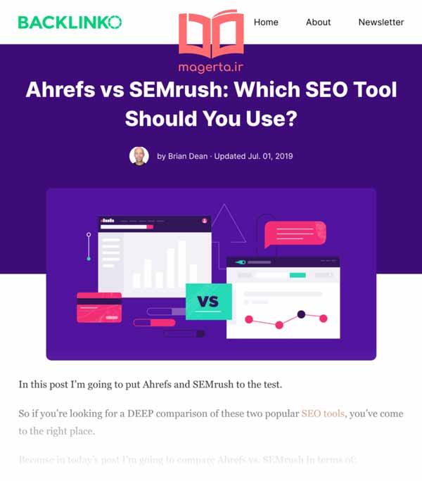 جایگاه صحه در سختی کلمات Ahrefs vs Semrush