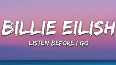 متن و ترجمه آهنگ listen before i go از Billie Eilish