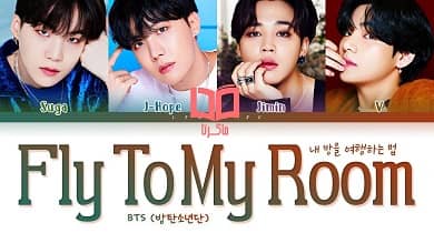 متن و ترجمه آهنگ Fly To My Room از BTS