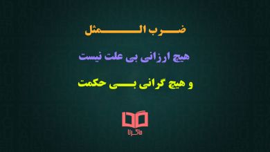 هیچ ارزانی بی علت نیست و هیچ گرانی بی حکمت
