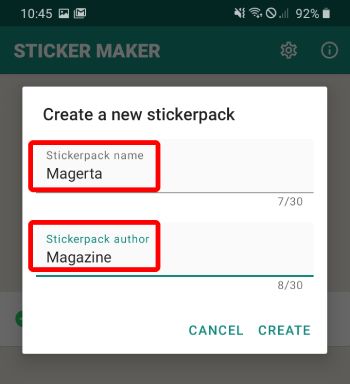 how-to-create-whatsapp-sticker / ساخت استیکر واتساپ با برنامه استیکر میکر