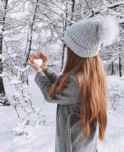 عکس دخترونه زمستانی