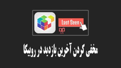 مخفی کردن آخرین بازدید روبیکا