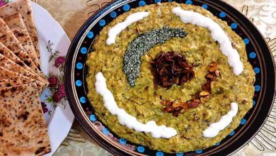 طرز تهیه کشک بادمجان مجلسی