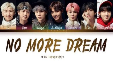 متن و ترجمه آهنگ No More Dream از BTS