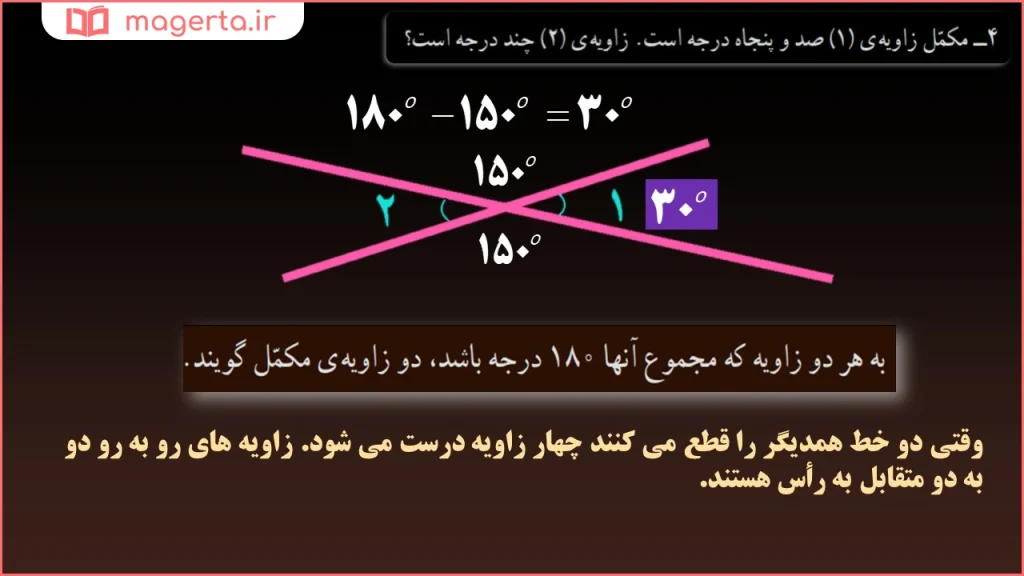 جواب سوال ۴ تمرین صفحه ۱۰۵ ریاضی ششم