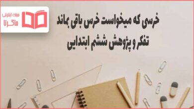 جواب درس خرسی که میخواست خرس باقی بماند تفکر ششم