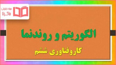 الگوریتم و روندنما را تعریف کنید کار و فناوری ششم ابتدایی