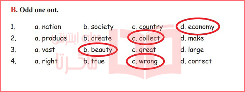 جواب تمرین B بخش دوم صفحه ۴۹ درس 3 کتاب کار زبان یازدهم