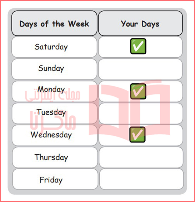 جواب تمرین اول درس دوم کتاب کار زبان هشتم