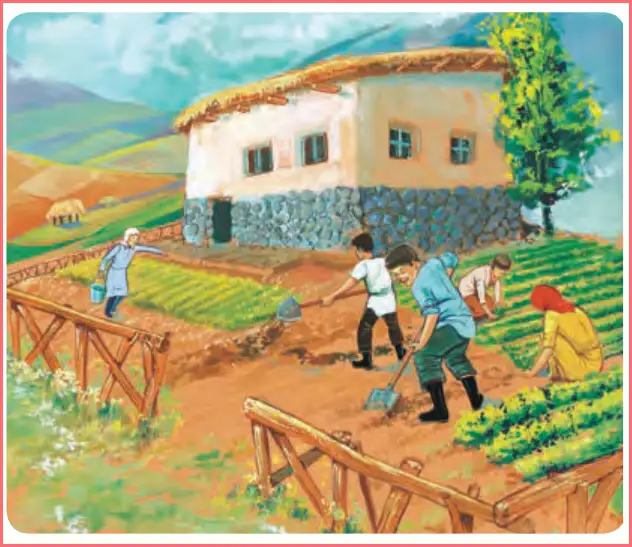 جواب انشا تصویر نویسی صفحه ۲۳ و ۲۴ درس اول نگارش هفتم