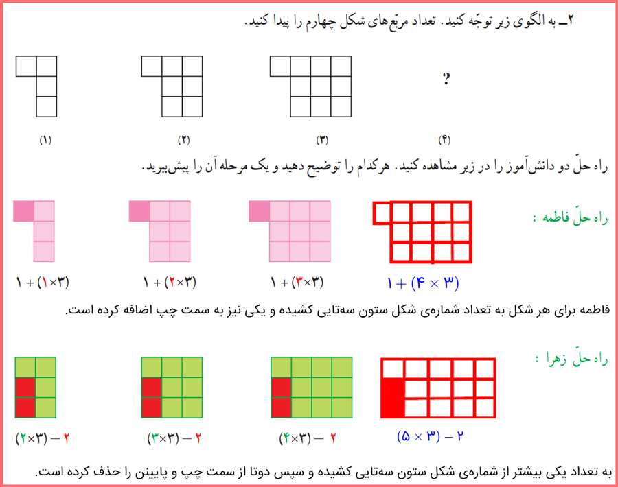 توضیح و تدریس صفحه 10 ریاضی چهارم ابتدایی