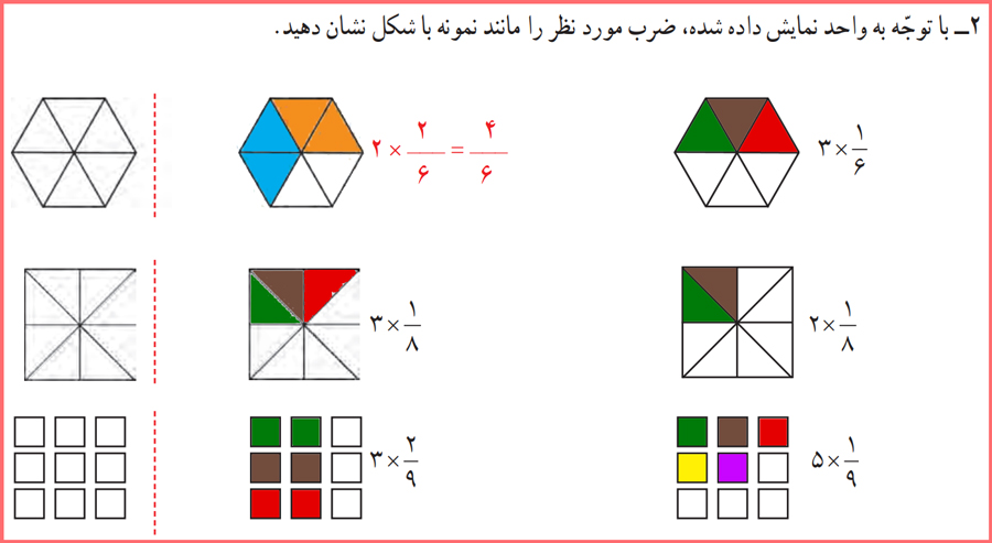 حل سوالات صفحه 38 ریاضی چهارم ابتدایی