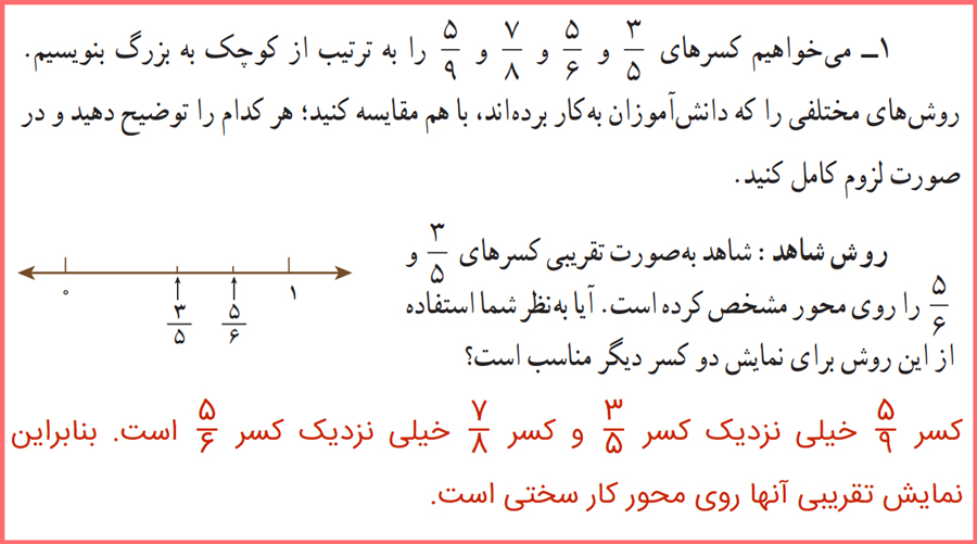 پاسخ سوالات صفحه 21 ریاضی نهم