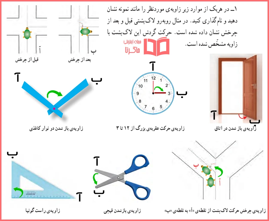 جواب سوال ۱ فعالیت صفحه ۷۸ ریاضی چهارم
