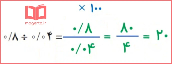 جواب تقسیم اول سوال ۳ فعالیت صفحه ۵۸ ریاضی ششم