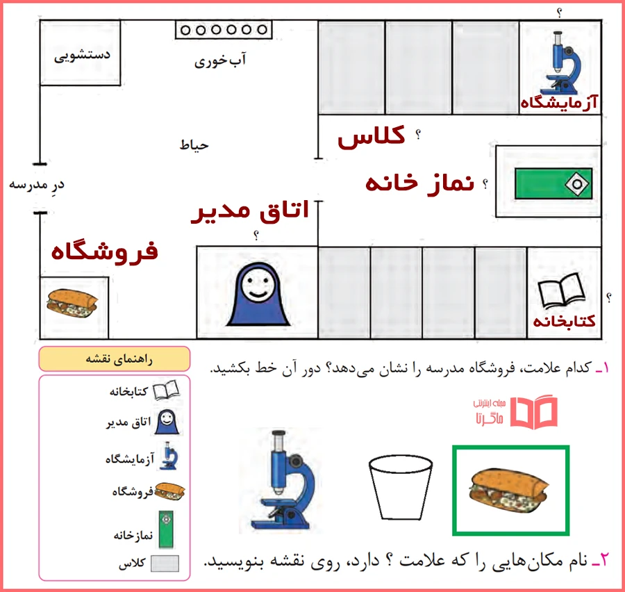 پاسخ کاربرگه 17 مطالعات سوم ابتدایی