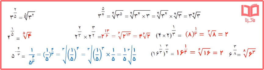 حل کاردرکلاس صفحه 61 ریاضی دهم رشته علوم تجربی و ریاضی فیزیک