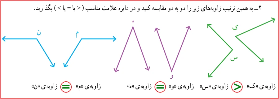 جواب سوال ۲ فعالیت صفحه ۷۹ ریاضی چهارم