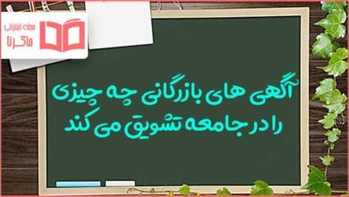 آگهی های بازرگانی چه چیزی را در جامعه تشویق می کند مطالعات هشتم