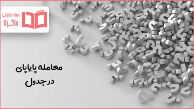 معامله پایاپای در حل جدول کلمات