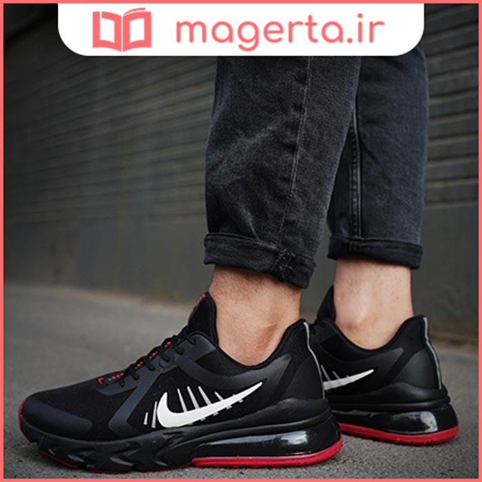کفش کتانی مردانه مشکی قرمز NIKE Air Max Motion