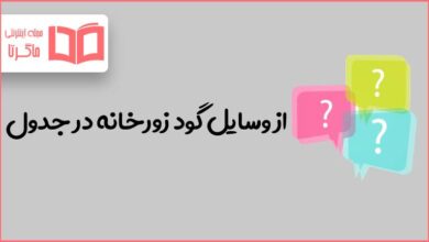 از وسایل گود زورخانه در جدول