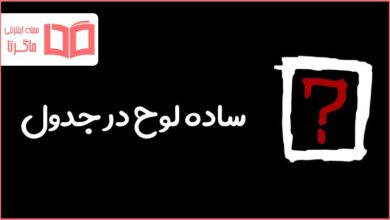 ساده لوح در جدول