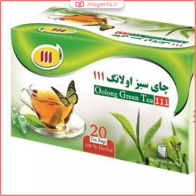 دمنوش چای سبز اولانگ ۱۱۱ حفظ تناسب اندام
