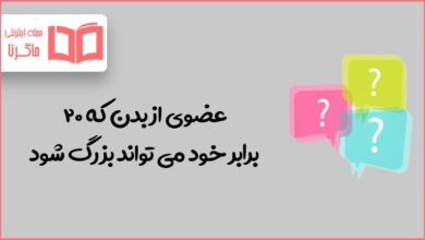 عضوی از بدن که ۲۰ برابر خود می تواند بزرگ شود