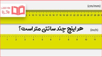 هر اینچ چند سانتی متر است