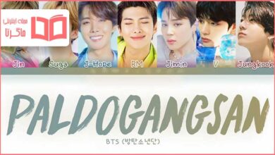 متن و ترجمه آهنگ Paldogangsan از BTS