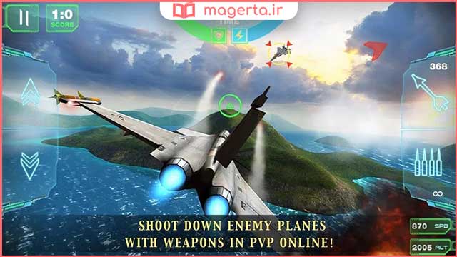 بازی هواپیمایی جنگی Air Combat OL: Team Match برای اندروید و iOS