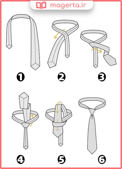 نحوه بستن کراوات به ساده ترین روش