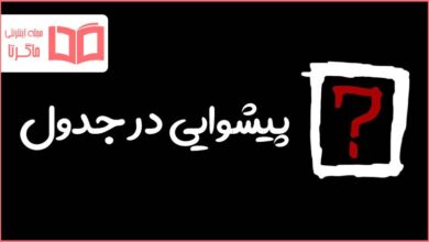 پیشوایی در جدول