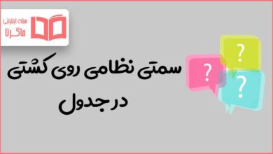 سمتی نظامی روی کشتی در جدول
