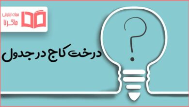 درخت کاج در جدول
