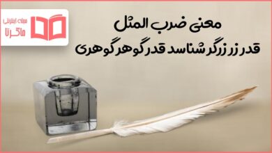 معنی ضرب المثل قدر زر زرگر شناسد قدر گوهر گوهری