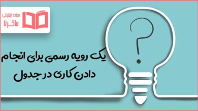 یک رویه رسمی برای انجام دادن کاری در جدول